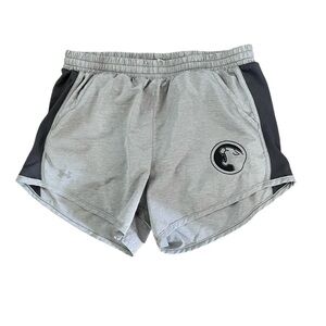 Under Armour Women’s HeatGear Running Shorts Gray S Strath Haven Panthers